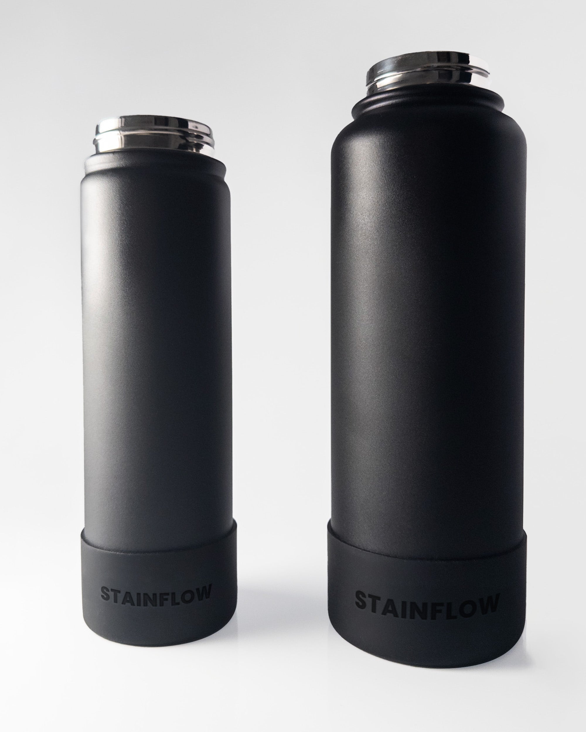 Stainflow personalisierte Trinkflasche aus Edelstahl, 1180 ml, mit individuellem Design, für Sport und unterwegs
